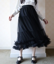titty＆Co. PETIT | ヘムデザインチュールスカート(スカート)