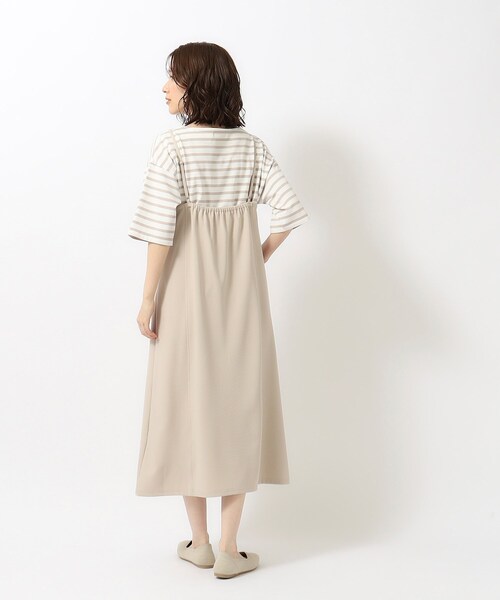 セール】【2点セット】着丈が調節できる 大人のキャミワンピース