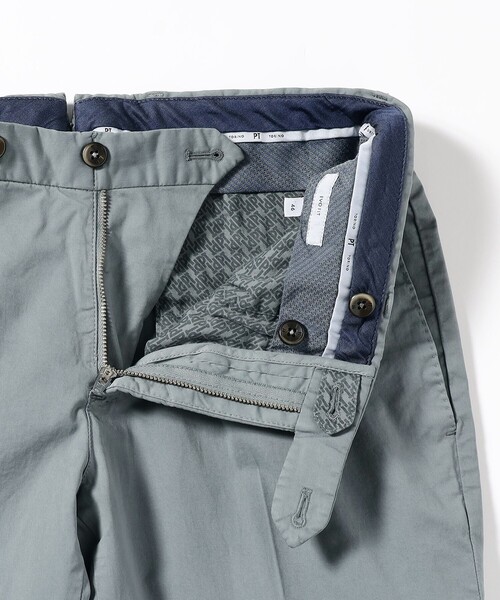 BEAMS F(ビームスエフ)の「PT TORINO × BEAMS F / 別注 ストレッチ コットンツイル ノープリーツ スラックス(スラックス・メンズ・ホワイト/グレー/ベージュ・50/48/46/44)」の4枚目の写真