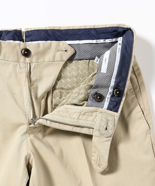 BEAMS F(ビームスエフ)の「PT TORINO × BEAMS F / 別注 ストレッチ コットンツイル ノープリーツ スラックス(スラックス・メンズ・ホワイト/グレー/ベージュ・50/48/46/44)」の10枚目の写真