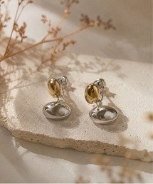 【HIKA】2TONE 涙ピアス