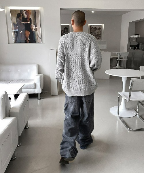 3rdSpring(サードスプリング)の「HOLY IN CODE No.0039 wave pattern denim PT(デニムパンツ・メンズ・ブラック/ブルー・LARGE/MEDIUM/SMALL)」の18枚目の写真