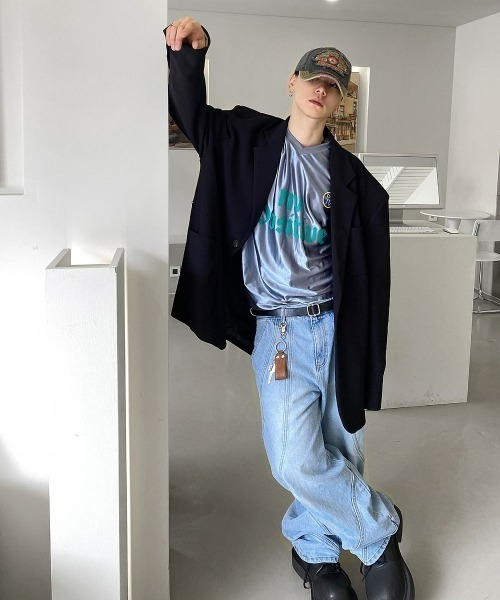 3rdSpring(サードスプリング)の「HOLY IN CODE No.0039 wave pattern denim PT(デニムパンツ・メンズ・ブラック/ブルー・LARGE/MEDIUM/SMALL)」の9枚目の写真