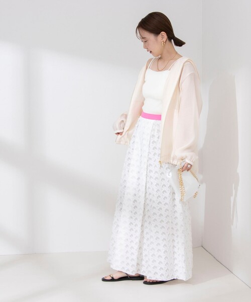 Rie Miller(リエミラー)の「ウォッシャブルシアーパーカー Rie Miller(リエミラー)の「ウォッシャブルシアーパーカー