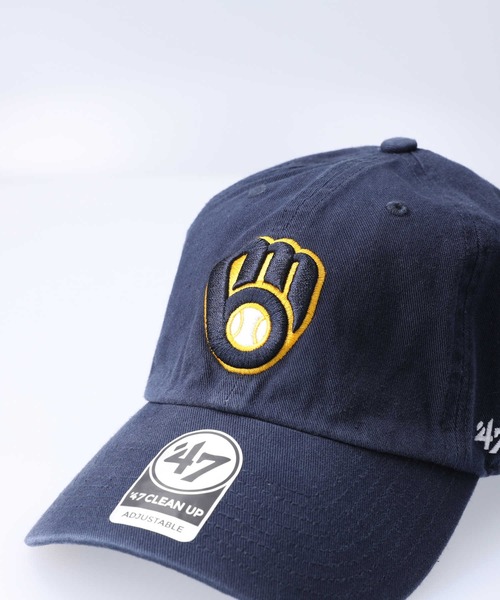 【翌日発送できます！】バーバリー ネイビー ベースボールキャップ 47（フォーティセブン）の「【47】BREWERS 47CLEAN UP
