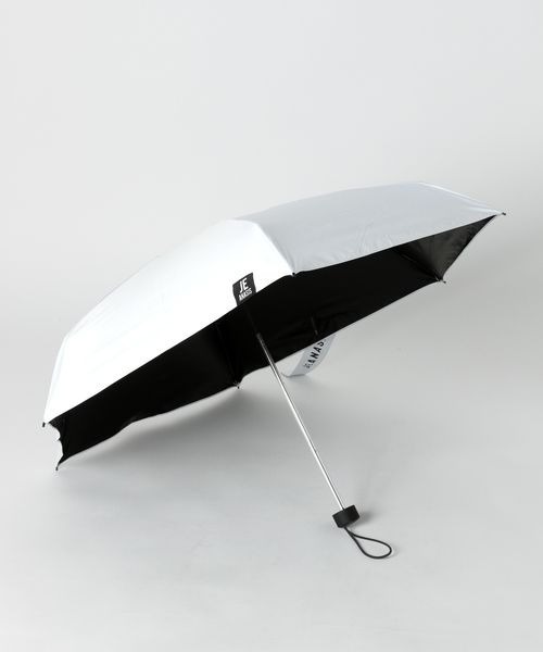 JEANASIS（ジーナシス）の「アメハレケンヨウヒガサ/105278（折りたたみ傘・レディース・ホワイト系その他/ブラック系その他・FREE）」の2枚目の写真
