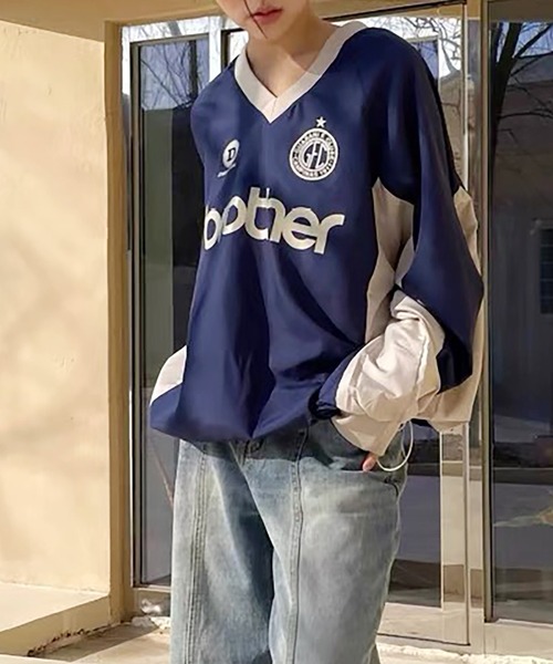 LAFFMO（ラフモ）の「ユニフォームロゴナイロントップス（その他トップス・レディース・ブラック/ブルー/グリーン・F）」の11枚目の写真