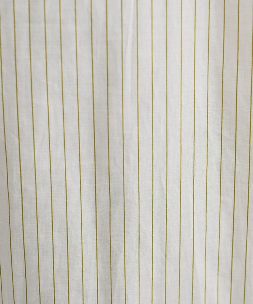 DISCOAT（ディスコート）の「【WEB限定】ストライプクロップドシャツ（シャツ/ブラウス・レディース・ベージュ/ピンク/アイボリー/ブルー・FREE）」の22枚目の写真