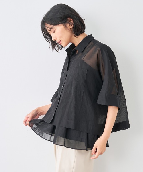 MICA&DEAL（マイカ＆ディール）の「コットンシアーオーバーサイズ 
