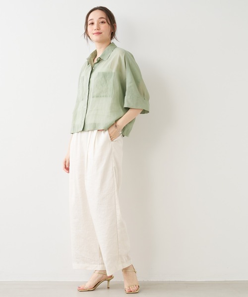 MICA&DEAL（マイカ＆ディール）の「コットンシアーオーバーサイズ 
