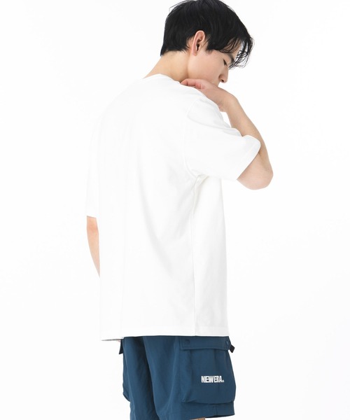 NEW ERA(ニューエラ)の「ニューエラ 韓国企画 半袖Tシャツ キャンピングベア(Tシャツ/カットソー・メンズ・ブラック/ホワイト・S/M/L/XL/XXL)」の7枚目の写真