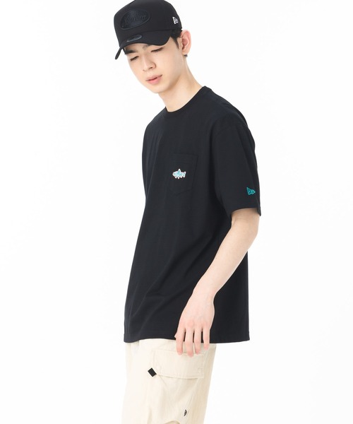 NEW ERA(ニューエラ)の「ニューエラ 韓国企画 半袖Tシャツ キャンピングベア(Tシャツ/カットソー・メンズ・ブラック/ホワイト・S/M/L/XL/XXL)」の11枚目の写真