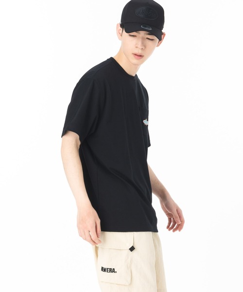 NEW ERA(ニューエラ)の「ニューエラ 韓国企画 半袖Tシャツ キャンピングベア(Tシャツ/カットソー・メンズ・ブラック/ホワイト・S/M/L/XL/XXL)」の13枚目の写真