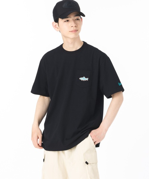 NEW ERA(ニューエラ)の「ニューエラ 韓国企画 半袖Tシャツ キャンピングベア(Tシャツ/カットソー・メンズ・ブラック/ホワイト・S/M/L/XL/XXL)」の10枚目の写真
