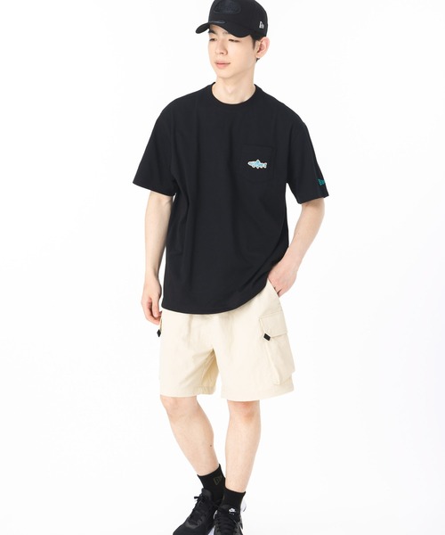 NEW ERA(ニューエラ)の「ニューエラ 韓国企画 半袖Tシャツ キャンピングベア(Tシャツ/カットソー・メンズ・ブラック/ホワイト・S/M/L/XL/XXL)」の14枚目の写真