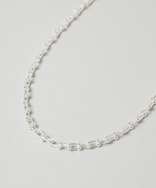 A part by（アパートバイ）の「ゲージリンクネックレス（ネックレス・レディース・シルバー/ゴールド・FREE）」の3枚目の写真