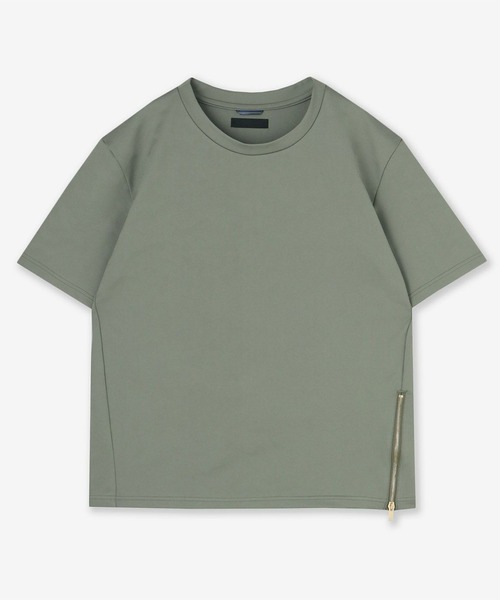 junhashimoto(ジュンハシモト)の「JERSEY CREW -EMBOSS CAMO-(Tシャツ/カットソー・メンズ・ネイビー/ライトカーキ/ブラック・3/4/5/2)」の3枚目の写真