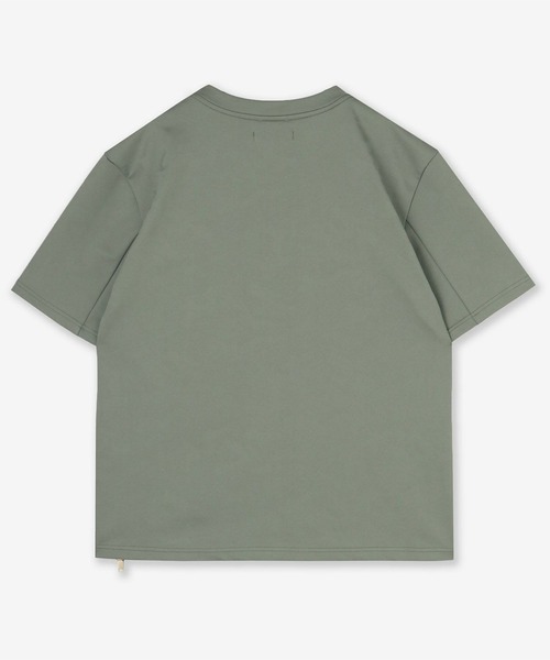 junhashimoto(ジュンハシモト)の「JERSEY CREW -EMBOSS CAMO-(Tシャツ/カットソー・メンズ・ネイビー/ライトカーキ/ブラック・3/4/5/2)」の9枚目の写真
