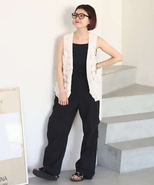 Rei様　24SS♡crinkle cotton beannag gillet Spick & Span（スピックアンドスパン）の「crinkle crinkle