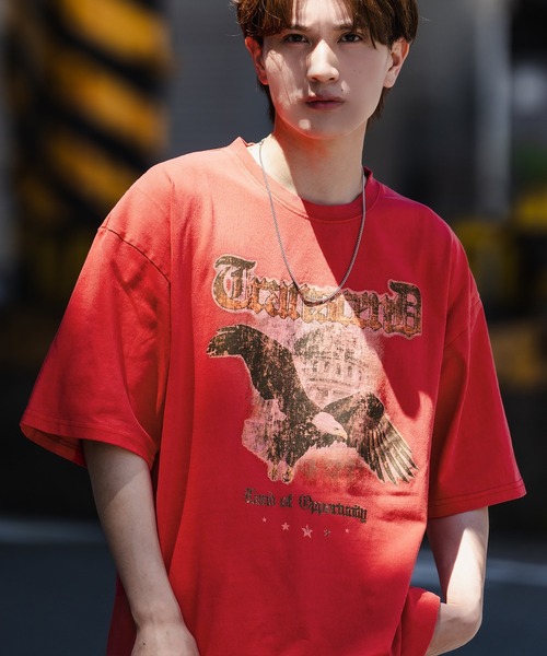 セール】【SIDEWAY STANCE】ピグメント加工 プリント 半袖Tシャツ（T