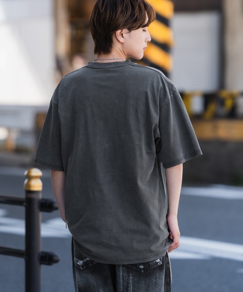 セール】【SIDEWAY STANCE】ピグメント加工 プリント 半袖Tシャツ（T