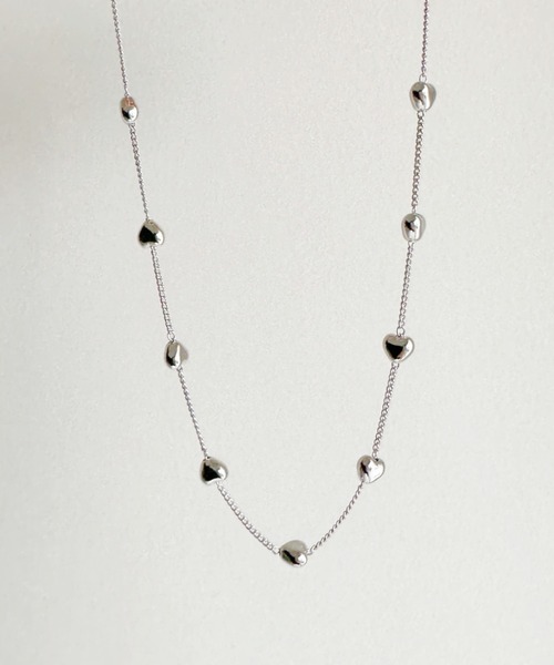 off-whiteメタルチェーンネックレス BEAUTY＆YOUTH UNITED ARROWS ネックレス メタルボール チェーン