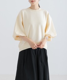 裏毛ハーフスリーブトップス