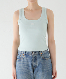 KIJUN Square-Neck Rib Tank Top 24SSW22 0A/B/C/ D