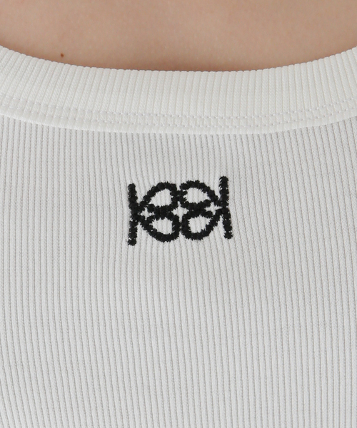 JOINT WORKS（ジョイントワークス）の「KIJUN Square-Neck Rib Tank Top 24SSW22 0A/B/C/ D（タンクトップ・レディース・グリーン/ホワイト/ブラック/オレンジ・SMALL）」の21枚目の写真