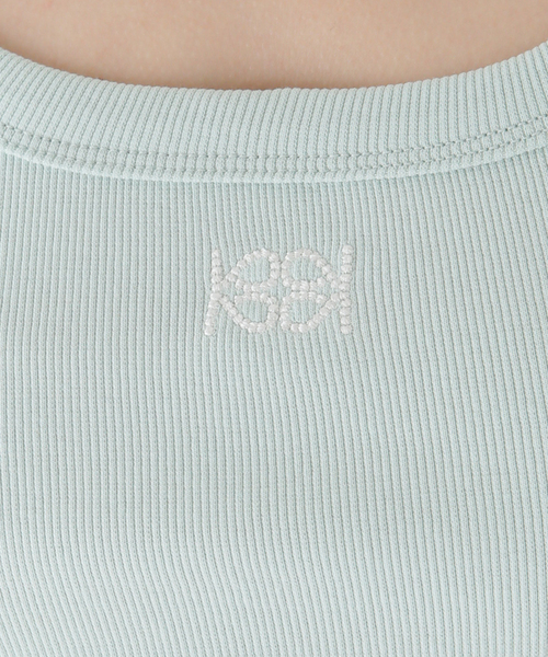 JOINT WORKS（ジョイントワークス）の「KIJUN Square-Neck Rib Tank Top 24SSW22 0A/B/C/ D（タンクトップ・レディース・グリーン/ホワイト/ブラック/オレンジ・SMALL）」の22枚目の写真