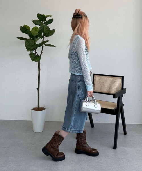チョーカー付きレーストップス（Tシャツ/カットソー）｜sedacle