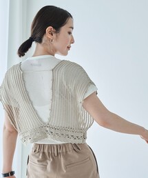 FREAK’S STORE/フリークスストア The Yarn.  かぎ編み調 ベスト