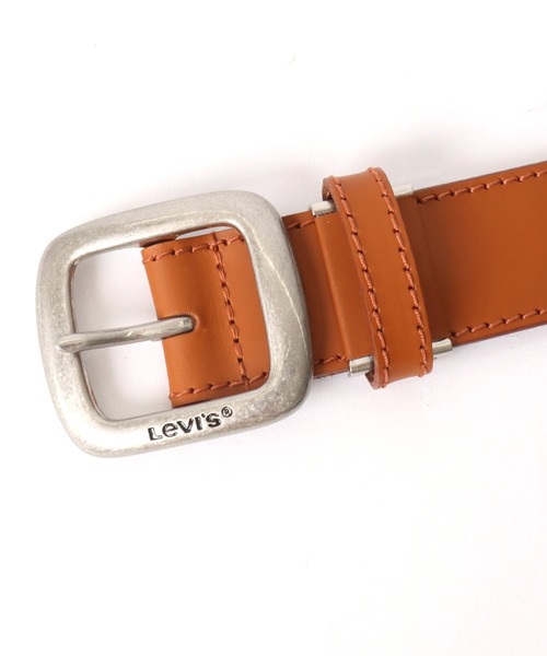 入荷、新品AMERICAN DREAM レザー パワーベルトMサイズ マルカワ MARUKAWA 別注【Levi's/リーバイス】40mm幅 ブラック