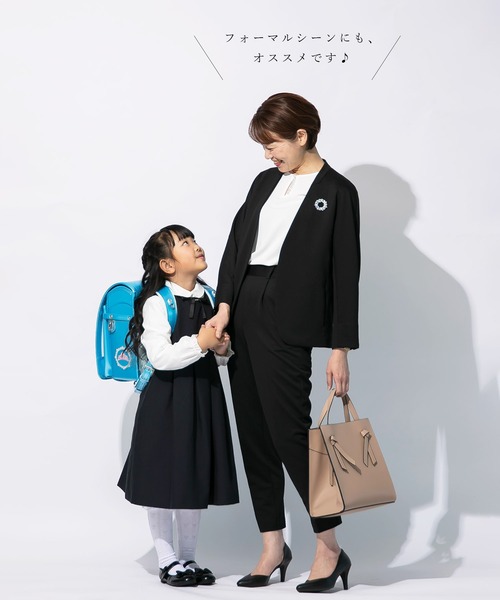 WHITE JOOLA（ホワイトジョーラ）の「【着るだけで垢抜ける！】ユニセックス！洗濯機OK！UVカット！接触冷感！速乾！耐久性！オール日本・岐阜製towashiセットアップスーツ（スーツスカート・メンズ・ブラック/ベージュ・S/M/L/LL）」の19枚目の写真