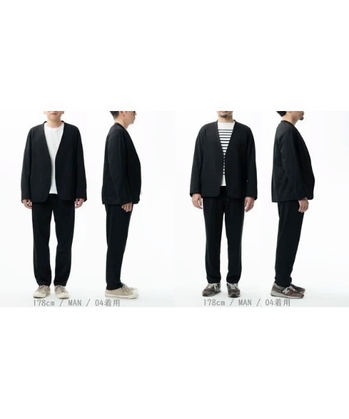 WHITE JOOLA（ホワイトジョーラ）の「【着るだけで垢抜ける！】ユニセックス！洗濯機OK！UVカット！接触冷感！速乾！耐久性！オール日本・岐阜製towashiセットアップスーツ（スーツスカート・メンズ・ブラック/ベージュ・S/M/L/LL）」の15枚目の写真