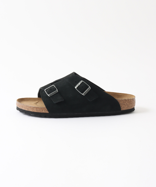 BIRKENSTOCK（ビルケンシュトック）の「BIRKENSTOCK (ビルケンシュトック) ZURICH BLACK SUEDE 1025060（サンダル・メンズ・ブラック・43/44/41/42）」の10枚目の写真