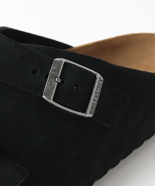 BIRKENSTOCK（ビルケンシュトック）の「BIRKENSTOCK (ビルケンシュトック) ZURICH BLACK SUEDE 1025060（サンダル・メンズ・ブラック・43/44/41/42）」の6枚目の写真