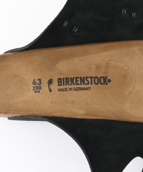 BIRKENSTOCK（ビルケンシュトック）の「BIRKENSTOCK (ビルケンシュトック) ZURICH BLACK SUEDE 1025060（サンダル・メンズ・ブラック・43/44/41/42）」の8枚目の写真