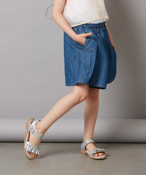 a.v.v（アーヴェヴェ）の「[100-130]アソートキュロット（その他パンツ・キッズ・ブルー/ダークインディゴブルー/ライラック・100/110/120/130）」の11枚目の写真