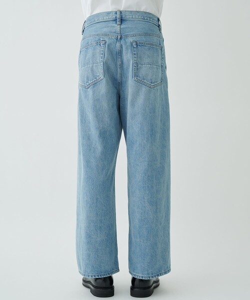 superNova.（スーパーノヴァ）の「【superNova./スーパーノヴァ】Selvedge wide jeans-Vintage wash（デニムパンツ・メンズ・ダークインディゴブルー・S/M）」の5枚目の写真