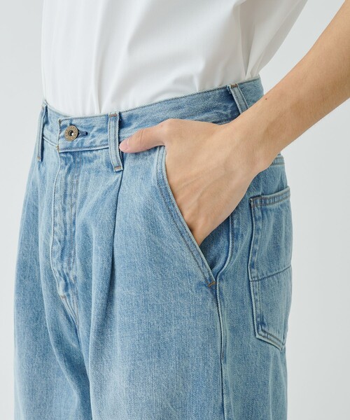 superNova.（スーパーノヴァ）の「【superNova./スーパーノヴァ】Selvedge wide jeans-Vintage wash（デニムパンツ・メンズ・ダークインディゴブルー・S/M）」の8枚目の写真