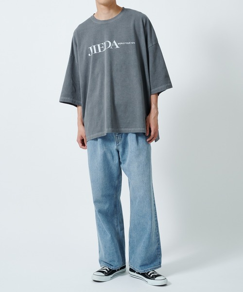 superNova.（スーパーノヴァ）の「【superNova./スーパーノヴァ】Selvedge wide jeans-Vintage wash（デニムパンツ・メンズ・ダークインディゴブルー・S/M）」の12枚目の写真