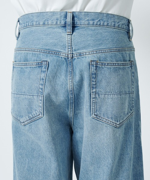 superNova.（スーパーノヴァ）の「【superNova./スーパーノヴァ】Selvedge wide jeans-Vintage wash（デニムパンツ・メンズ・ダークインディゴブルー・S/M）」の20枚目の写真