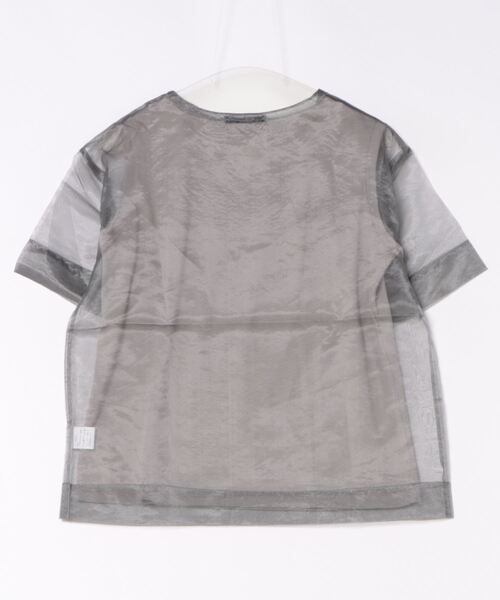 Grand PARK（グランドパーク）の「【2枚セット】リゾートプリントタンクトップ+オーガンジー（Tシャツ/カットソー・レディース・グレー/カーキ/ホワイト・FREE）」の19枚目の写真