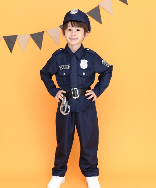 KIDSポリス 」 ハロウィン コスプレ 衣装 子供 ポリス 警官 警察官