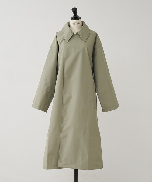 collex（コレックス）の「★【1937】RAIN SOUTIEN COLLOAR COAT（ステンカラーコート・レディース・ライトブルー/カーキ/ベージュ/イエロー/オレンジ・フリー）」の13枚目の写真