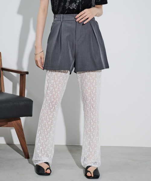 paravion（パラビオン）の「シアーレースパンツ/レギンス（その他パンツ・レディース・ブラック/ホワイト・FREE）」の10枚目の写真