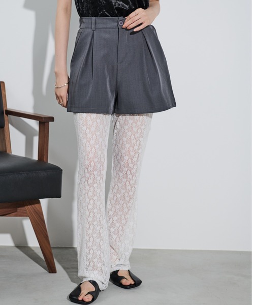 paravion（パラビオン）の「シアーレースパンツ/レギンス（その他パンツ・レディース・ブラック/ホワイト・FREE）」の11枚目の写真