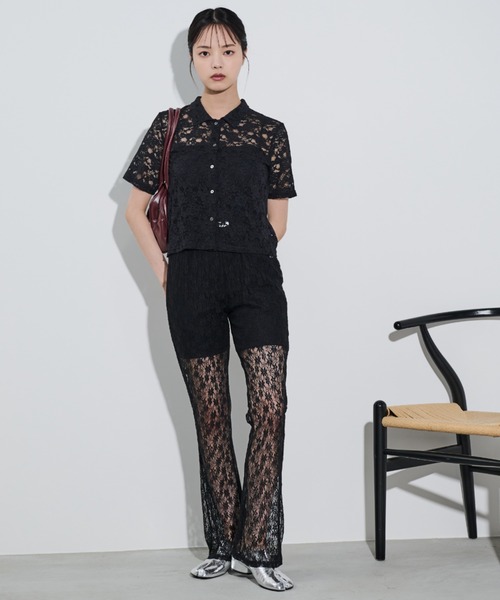 paravion（パラビオン）の「シアーレースパンツ/レギンス（その他パンツ・レディース・ブラック/ホワイト・FREE）」の19枚目の写真