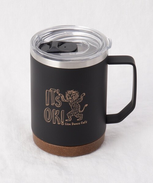 212 KITCHEN STORE(トゥワントゥキッチンストア)の「蓋つきカフェマグ ライオンダンス BK(グラス/マグカップ/タンブラー・レディース・その他・00)」の7枚目の写真